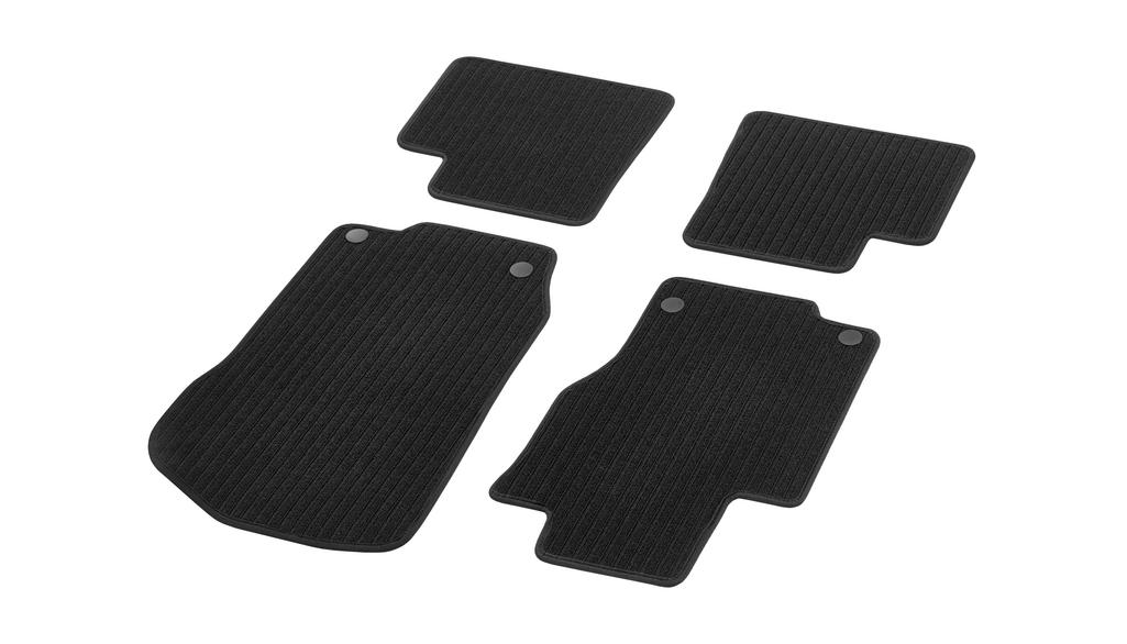 Ripsmatten CLASSIC, Satz, 4-teilig, GL-GLS/ M-GLE-Klasse, schwarz, B66360346