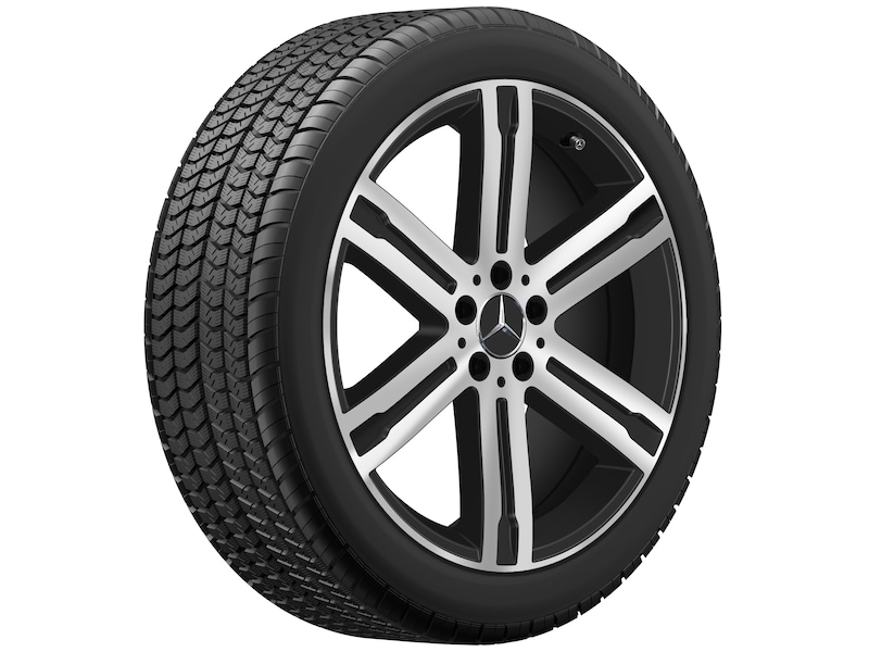 6-spoke wheel black matt, Bridgestone, Blizzak LM001 MO, 235/45 R20 96H, Winter, Q4403019102000J2022