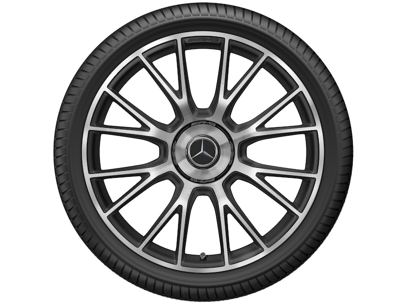 AMG Leichtmetallrad, im Kreuzspeichen-Design, 50,8 cm (20 Zoll) AMG Leichtmetallrad, im Kreuzspeichen-Design, 50,8 cm (20 Zoll)