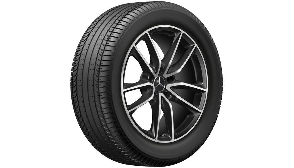 AMG multi-spoke wheel, 50.8 cm (20-inch), high-sheen, G-Class, 275/50 R20/, black, A46340139007X23 AMG multi-spoke wheel, 50.8 cm (20-inch), high-sheen, G-Class, 275/50 R20/, black, A46340139007X23