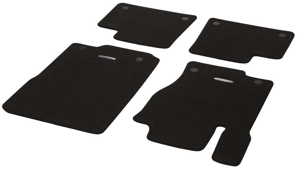 CLASSIC velour mats, set, 4-piece, GL-GLS/ M-GLE-Class, mocha brown, A16668041028Q94