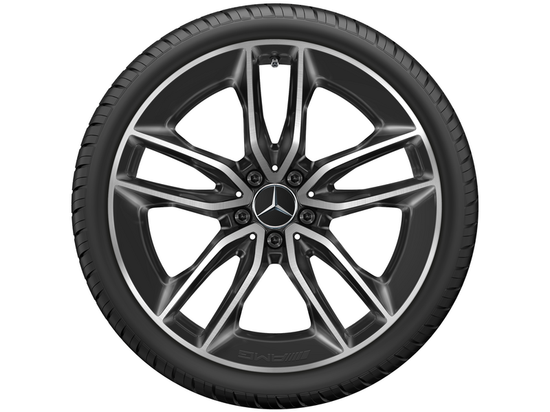 AMG 5-Doppelspeichen-Rad, 50,8 cm (20 Zoll), glanzgedreht, CLS, 245/35 R20/, schwarz, A25740131007X23