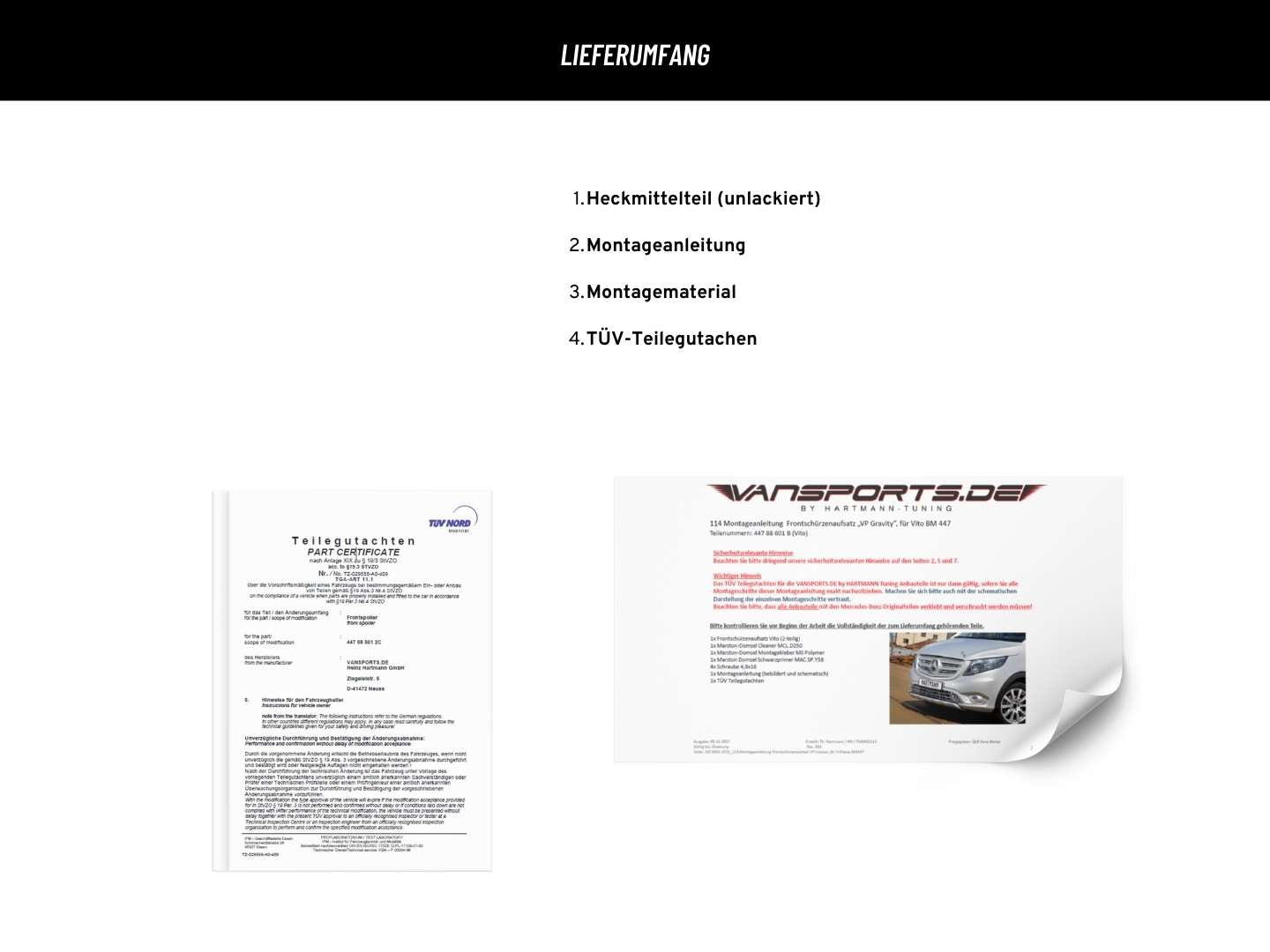 Heckschürzenaufsatz für Vito/V-Klasse 447, VS-'447886014