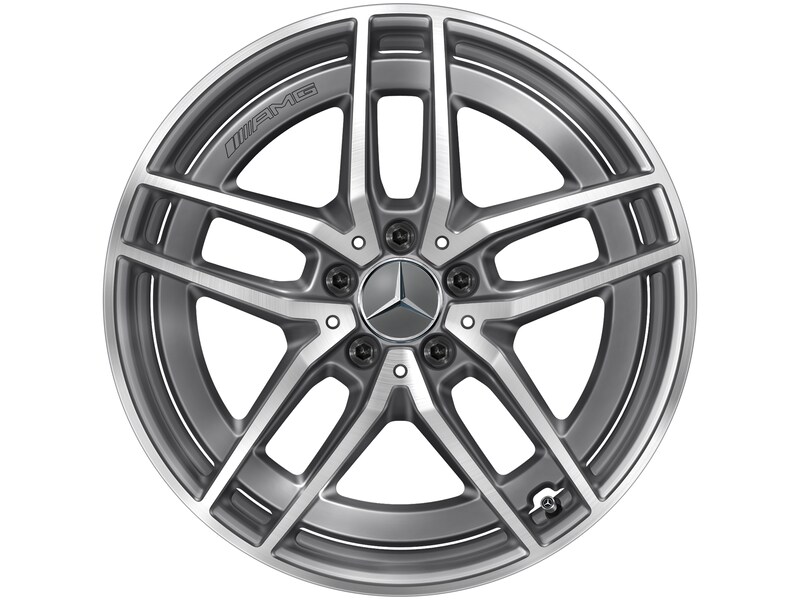 AMG 5-Doppelspeichen-Rad Tantalgrau Glanzgedreht, Michelin, Pilot Alpin 5 MO, 275/35 R19 100V XL, Winter, Q440141512640G22021