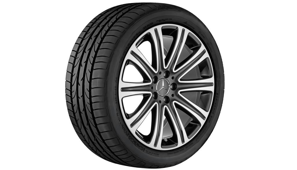 10-spaaks velg, 48,3 cm (19 inch), hoogglans, SL, 285/30 R19/, zwart, A23140117007X23