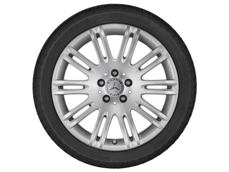 10-Doppelspeichen-Rad, 45,7 cm (18 Zoll), E-Klasse, 245/40 R18/, titansilber, B66474332