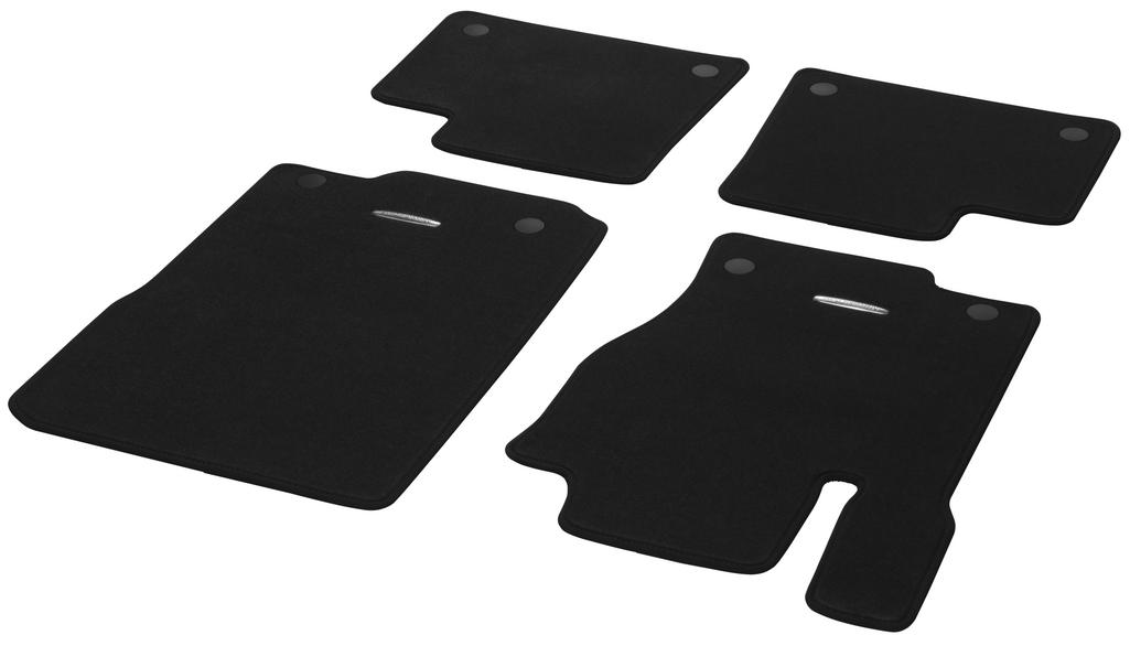 CLASSIC velour mats, set, 4-piece, GL-GLS/ GLE/ M-GLE-Class, black, A16668041029F87