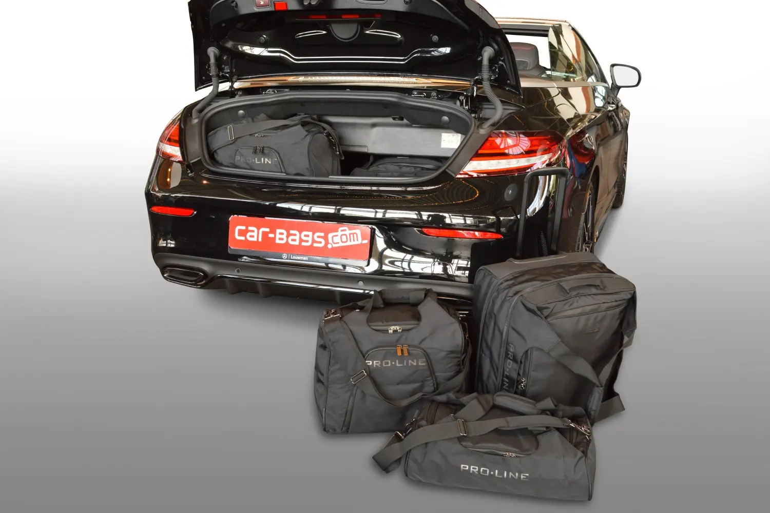 Reistassenset geschikt voor Mercedes-Benz C-Klasse Cabriolet (A205) 2016-2021 Pro.Line - Zwart, CB-M22601SP Reistassenset geschikt voor Mercedes-Benz C-Klasse Cabriolet (A205) 2016-2021 Pro.Line - Zwart, CB-M22601SP