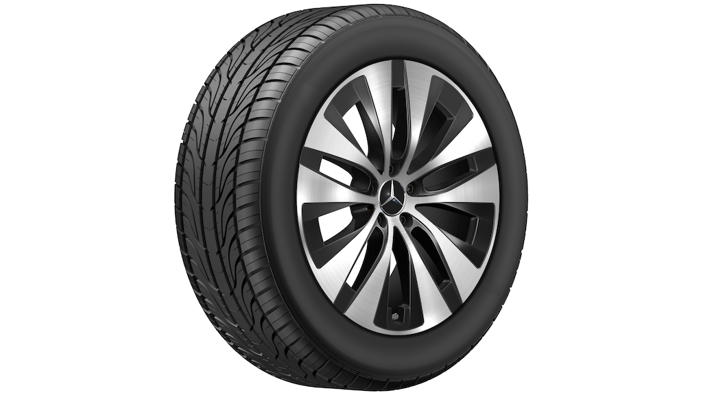 5-Doppelspeichen-Rad, Schwarz Lackiert, Continental, WinterContact TS 850 P MO, 20", Winter, Q440301110380G1