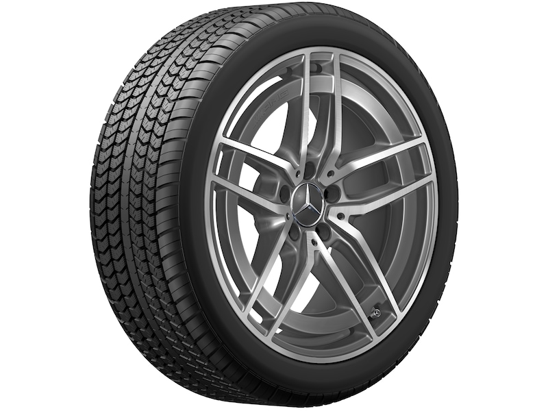 AMG 5-Doppelspeichen-Rad Tantalgrau Glanzgedreht, Michelin, Pilot Alpin 5 MO, 245/40 R19 98V XL, Winter, Q440141512620G12021