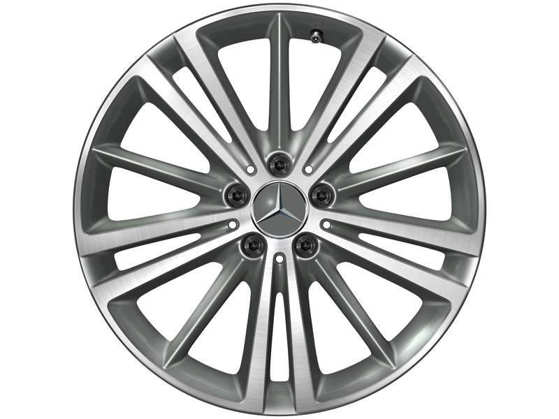 5-twin-spoke wheel, with additional spokes, 48.3 cm (19-inch), high-sheen, CLS, 245/40 R19/, gray Himalaya, A25740103007X21