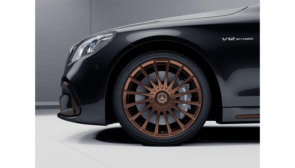 Cerchio forgiato AMG a più razze, 50,8 cm (20 pollici), Classe S, 285/35 R20/, color bronzo, A22240111008181 Cerchio forgiato AMG a più razze, 50,8 cm (20 pollici), Classe S, 285/35 R20/, color bronzo, A22240111008181