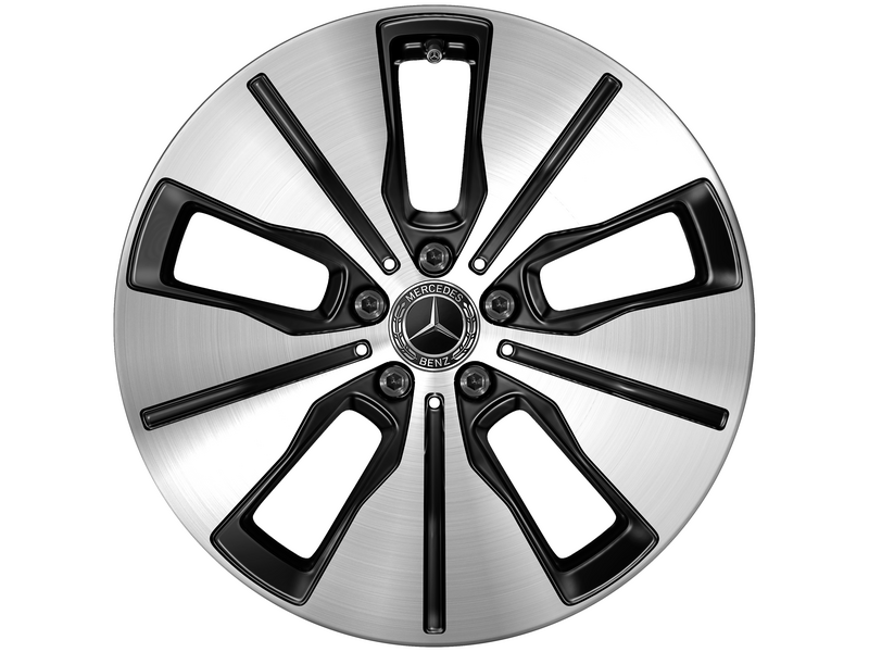 5-spoke wheel black polished, Bridgestone, Blizzak LM005 MO, 235/55 R19 105H XL, Winter, Q440301910260
