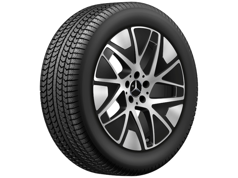 Mercedes-Benz Original Winter-Komplettrad 5-Tripel Speichen schwarz glanzgedreht , Continental, WinterContact TS 870 P MO, 255/50 R19 107 H XL, Winter, Q440301110870 Mercedes-Benz Original Winter-Komplettrad 5-Tripel Speichen schwarz glanzgedreht , Continental, WinterContact TS 870 P MO, 255/50 R19 107 H XL, Winter, Q440301110870