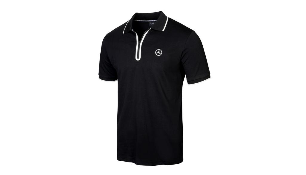 Polo da uomo, nero, B66958710 Polo da uomo, nero, B66958710