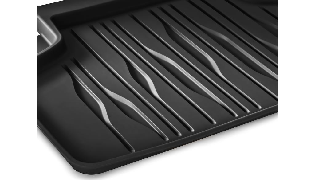 All-weather mats Dynamic Lines, rear, 2-piece, GLC, black, A25468014049051
