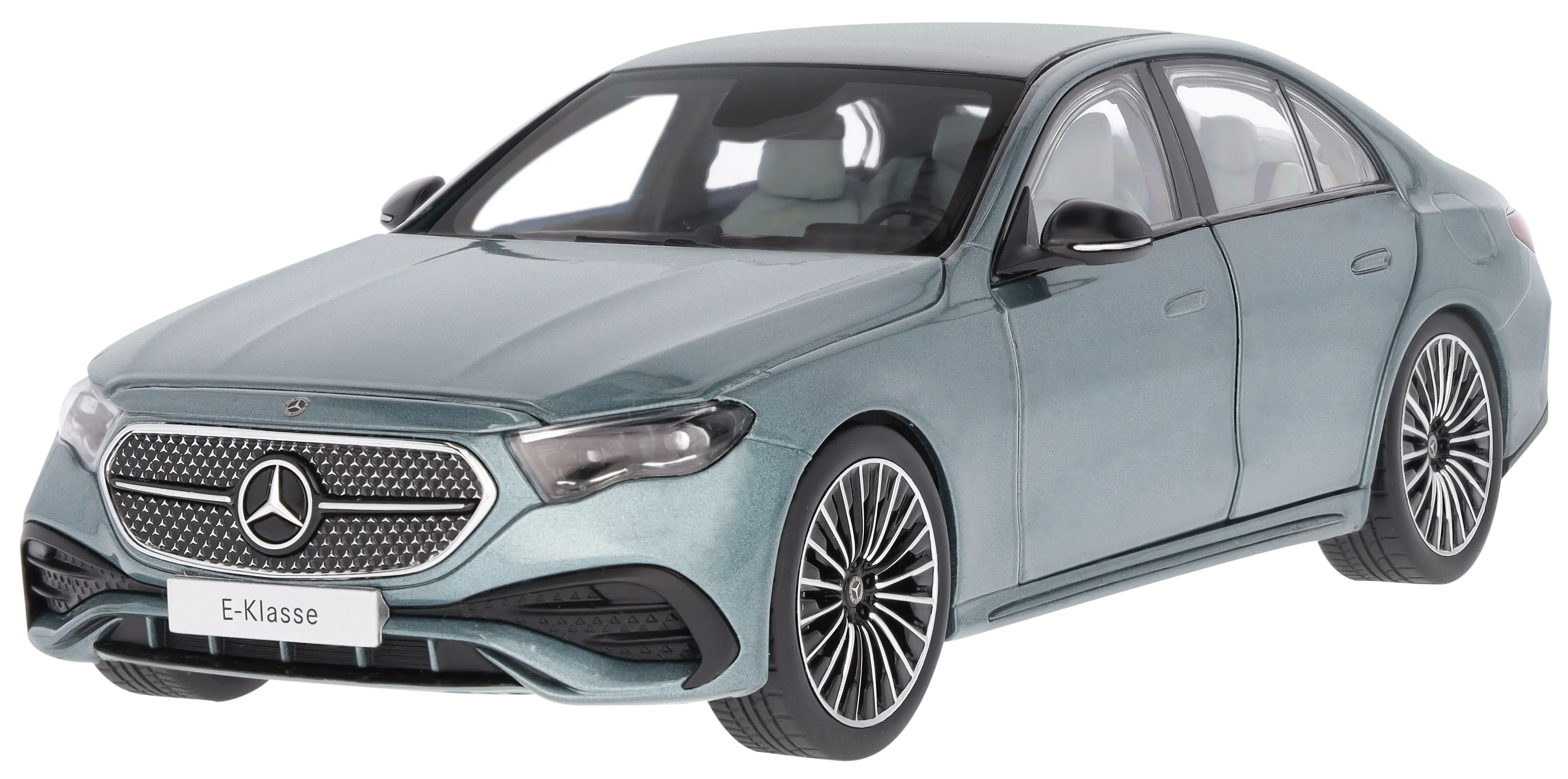 Modellauto: E-Klasse, Limousine, AMG Line, W214, verdesilber, iScale, 1:18, B66961118