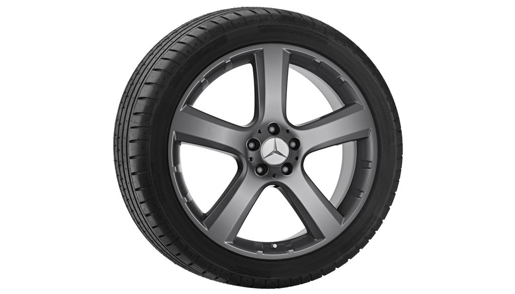 Cerchio a 5 razze, 50,8 cm (20 pollici), Classe GL-GLS/ M-GLE, 275/50 R20/, tremolit-metallico, B66470166 Cerchio a 5 razze, 50,8 cm (20 pollici), Classe GL-GLS/ M-GLE, 275/50 R20/, tremolit-metallico, B66470166