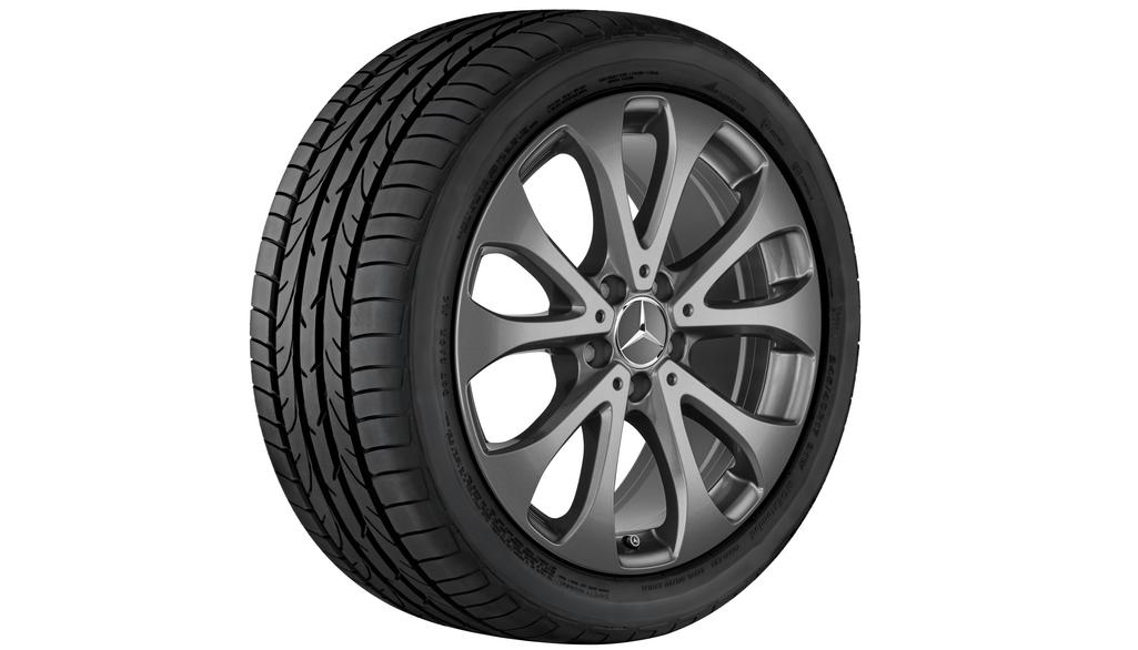 5-twin-spoke wheel, 45.7 cm (18-inch), GLC, 235/60 R18/, gray Himalaya, A25340115007756