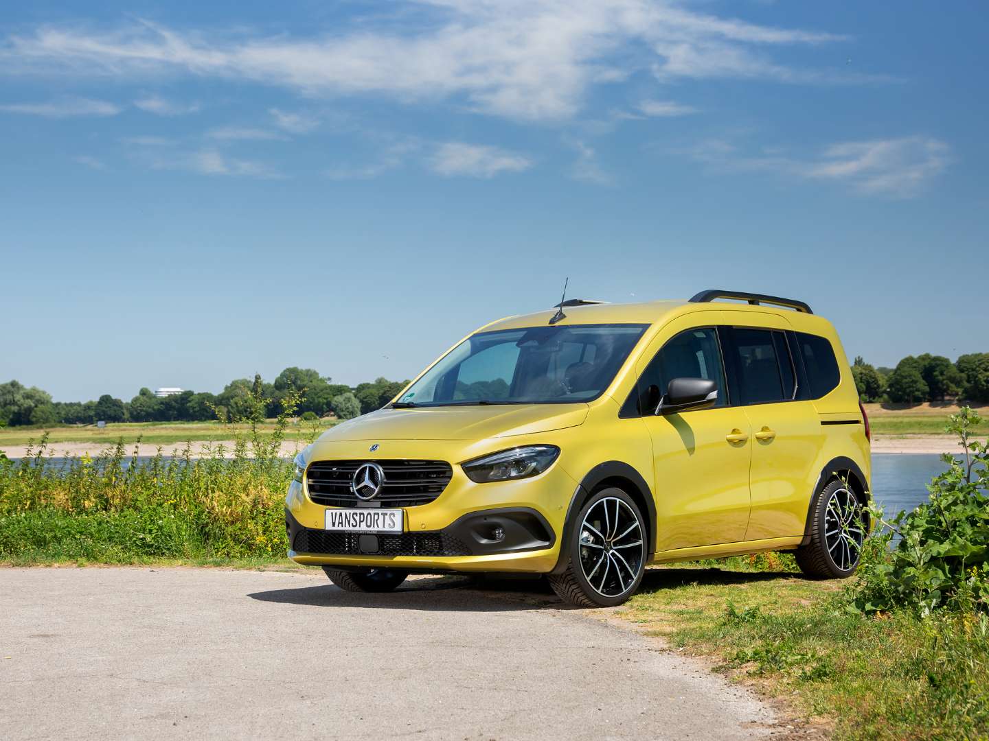 DOX 2 - Cerchio in alluminio nero lucido da 19 pollici per Citan 420
