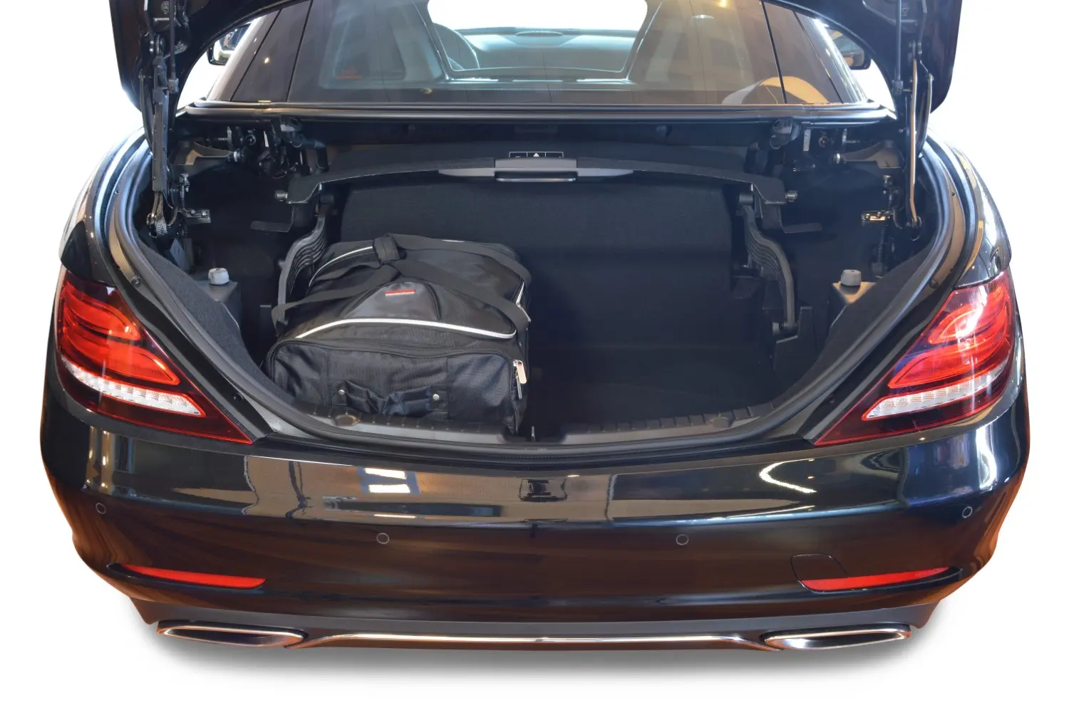 Reisetaschenset passend für Mercedes-Benz SLK - SLC (R172) 2011-2020 - Schwarz, CB-M23701S