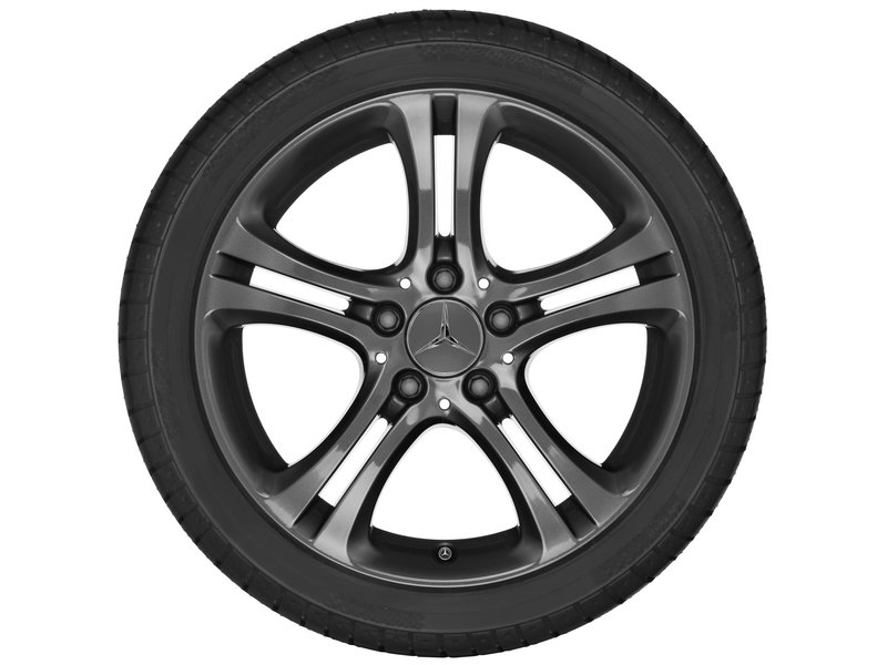 5-Doppelspeichen-Rad Tremolit-metallic, Continental, ContiSportContact 5 MO, 225/45 R17 91V, Sommer, Q44023111255A