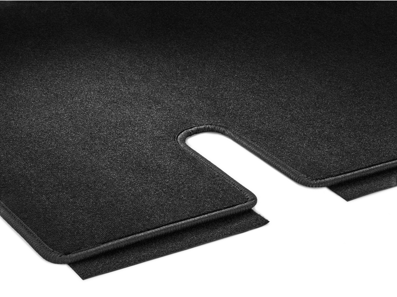 Veloursmatten, Gepäckraum, mit Einfachschiene, 1-teilig, IN2, U3R/UR3, V-Klasse/EQV/ Vito/eVito, schwarz, A4476805603