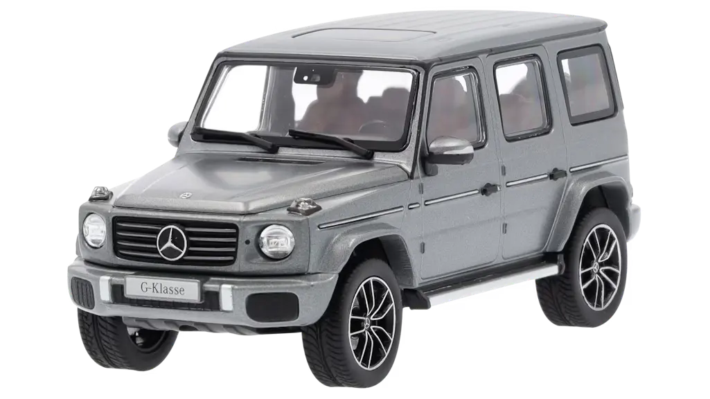 Model car: G-Class, off-road vehicle, AMG Line, W463, pullback, brilliant blue, B66961102 Model car: G-Class, off-road vehicle, AMG Line, W463, pullback, brilliant blue, B66961102