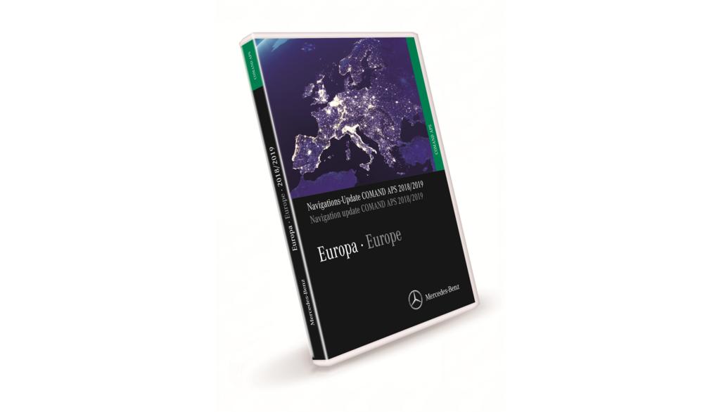 Navigations-DVD, COMAND APS, Europa, Version 2018/2019, Final Edition, (u.a. SLK-SLC/ Maybach/ E-Klasse), A2118271101