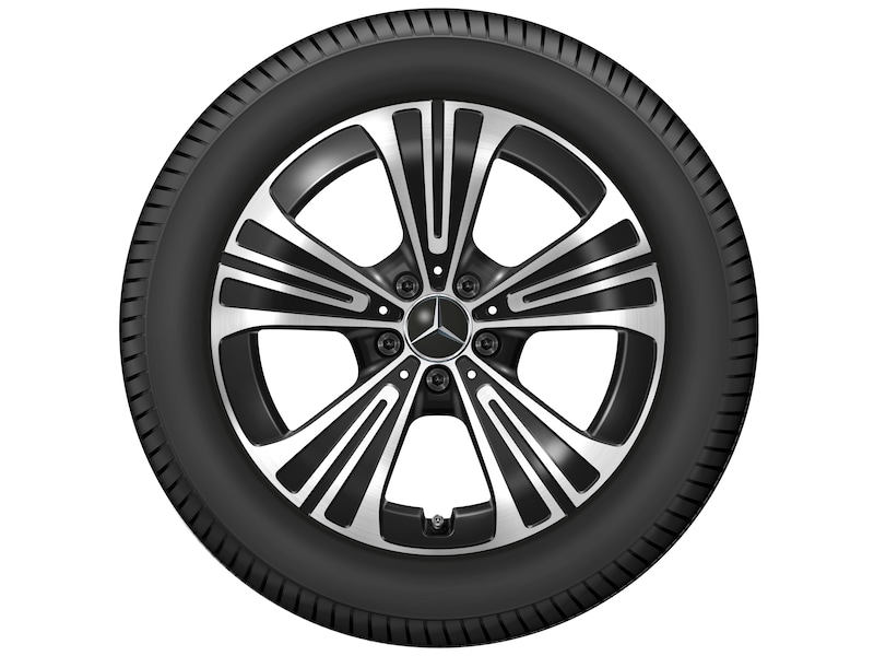 5-Speichen-Rad Schwarz Lackiert Glanzgedreht, Pirelli, Cinturato Winter 2 MO, 225/55 R18 102H XL, Winter, Q440141716050G2