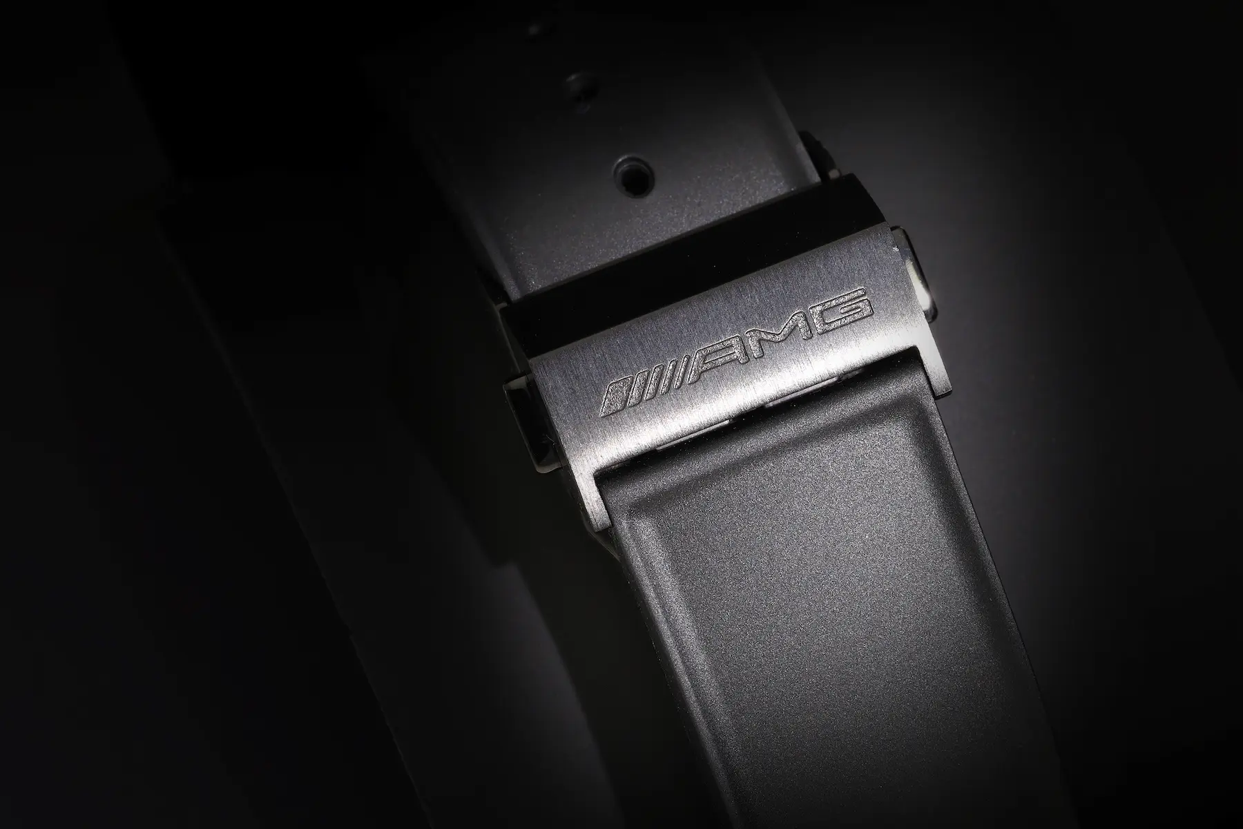 Wristwatch, men, AMG, Essentials Chronograph, black / anthracite / red, stainless steel / titanium / rubber, B66959854