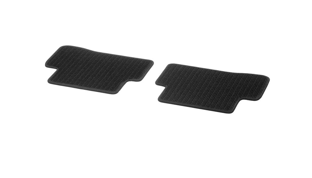 Rep mats CLASSIC, rear, 2-piece, C-Class, black, A20568098019G32