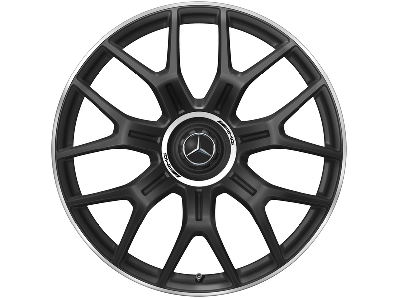 AMG forged wheel in cross-spoke design, 53.3 cm (21-inch), high-sheen rim flange, GLC, 265/40 R21/, black matt, A25440116007X71