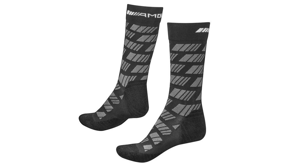 Calze AMG, antracite / nero, B66959665 Calze AMG, antracite / nero, B66959665