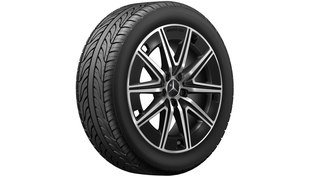 AMG 10-spaaks velg, 48,3 cm (19 inch), hoogglans, EQA, 235/50 R19/, zwart, A24340120007X23