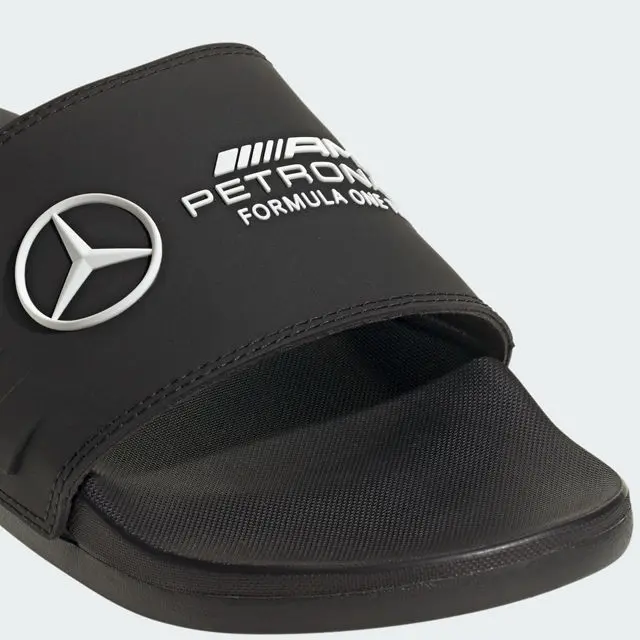 Bath slippers, Adilette comfort, Mercedes-AMG F1, black, 11, Adidas, B67998325, black, B67998321
