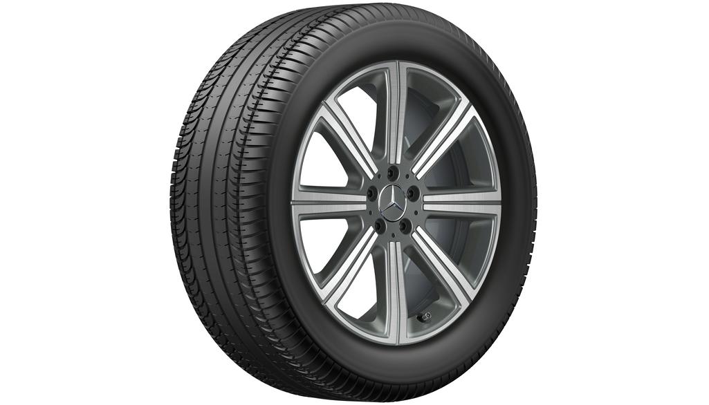 8-spoke wheel gray Himalaya gloss turned, Continental, WinterContact TS 850 P MO, 275/50 R20 113V XL, Winter, Q440301110240