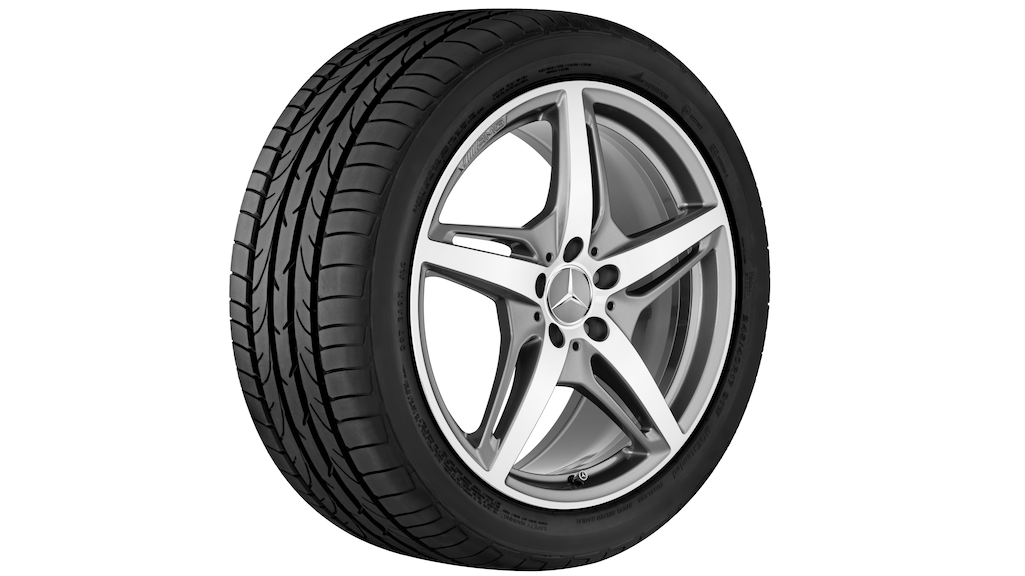 AMG 5-Speichen-Rad Titangrau Glanzgedreht AMG 5-Speichen-Rad Titangrau Glanzgedreht