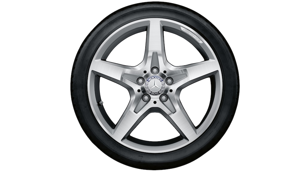 AMG 5-spaaks velg, zilver gepolijst, Continental, ContiSportContact 5 MO, 245/35 R18 92Y XL, zomer, Q4402411112100J2022