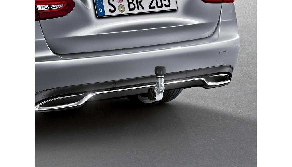 Towbar, semi-electric swivel-mounted, without wiring harness, ECE, without AIRMATIC (Code 489), C-Class, A2053104300 Towbar, semi-electric swivel-mounted, without wiring harness, ECE, without AIRMATIC (Code 489), C-Class, A2053104300
