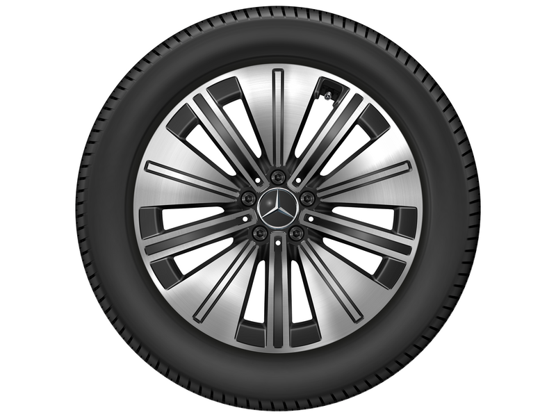 5-spoke wheel, gloss black, Goodyear, UltraGrip Performance + MO, 235/55 R19 105H XL, Winter, Q440141410750