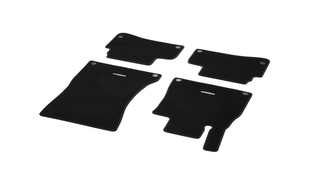 Tappetini in velluto CLASSIC, set, 4 pezzi, Classe S, nero, A22268067029F87 Tappetini in velluto CLASSIC, set, 4 pezzi, Classe S, nero, A22268067029F87