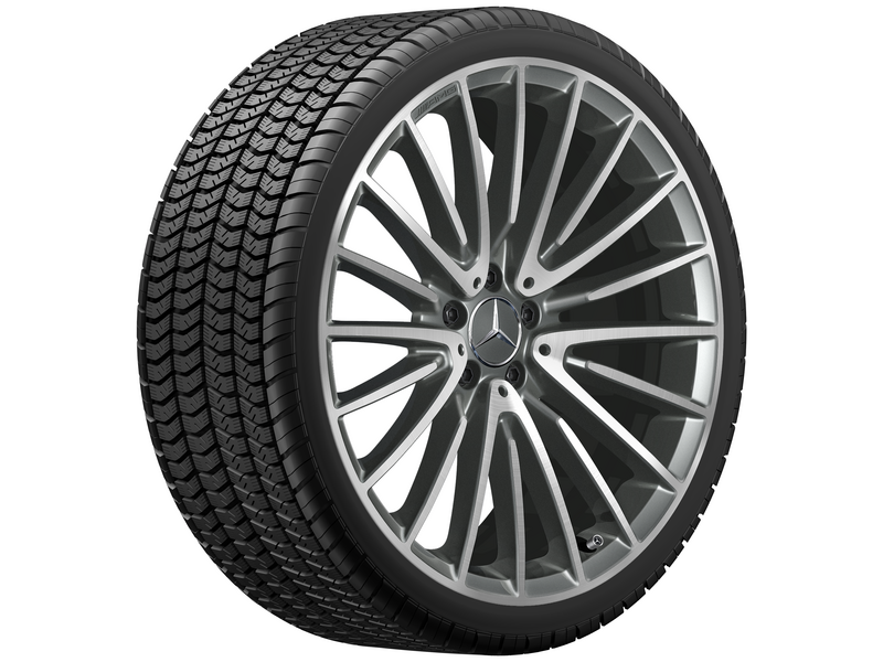 AMG multi-spoke wheel, 53.3 cm (21-inch), S-Class, 255/35 R21/, titanium gray, A22340117007X21