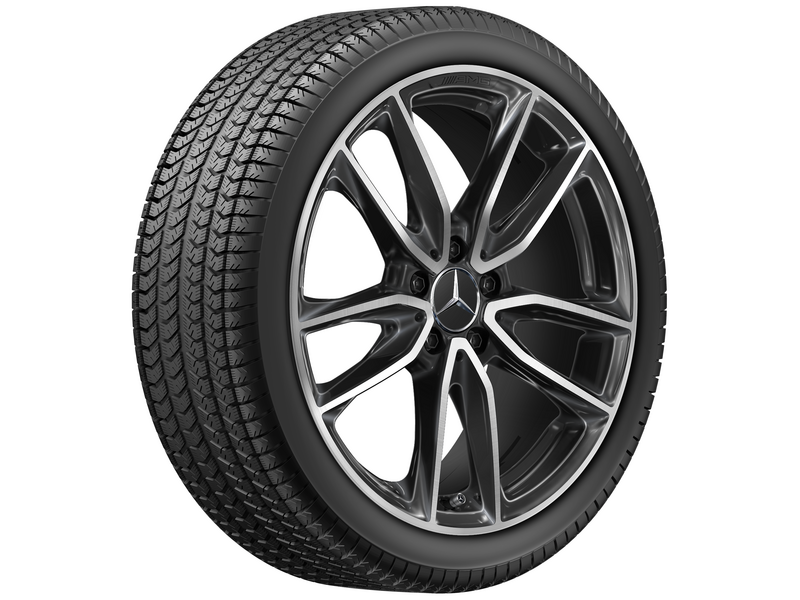 AMG 5-twin-spoke wheel, gloss black, Pirelli, W SottoZero 3 MO, 225/40 R19 93H XL, winter, Q440141713950