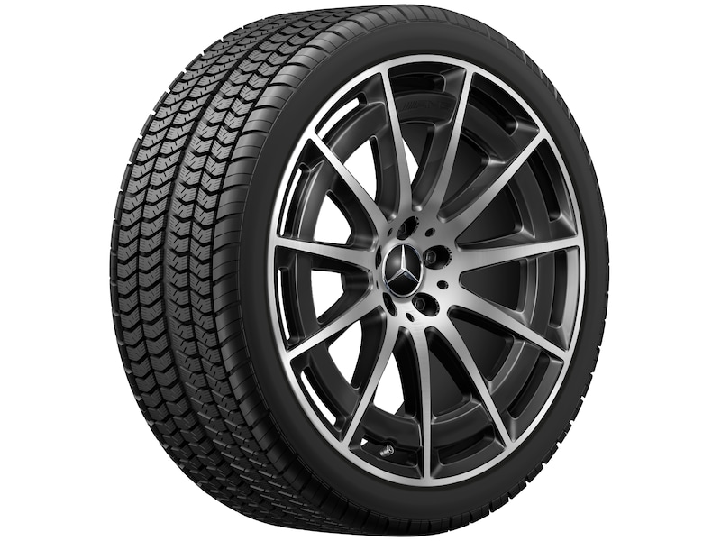 AMG multi-spoke wheel black gloss turned, Goodyear, UltraGrip Performance + MO, 265/40 R21 105H XL, Winter, Q440141410890