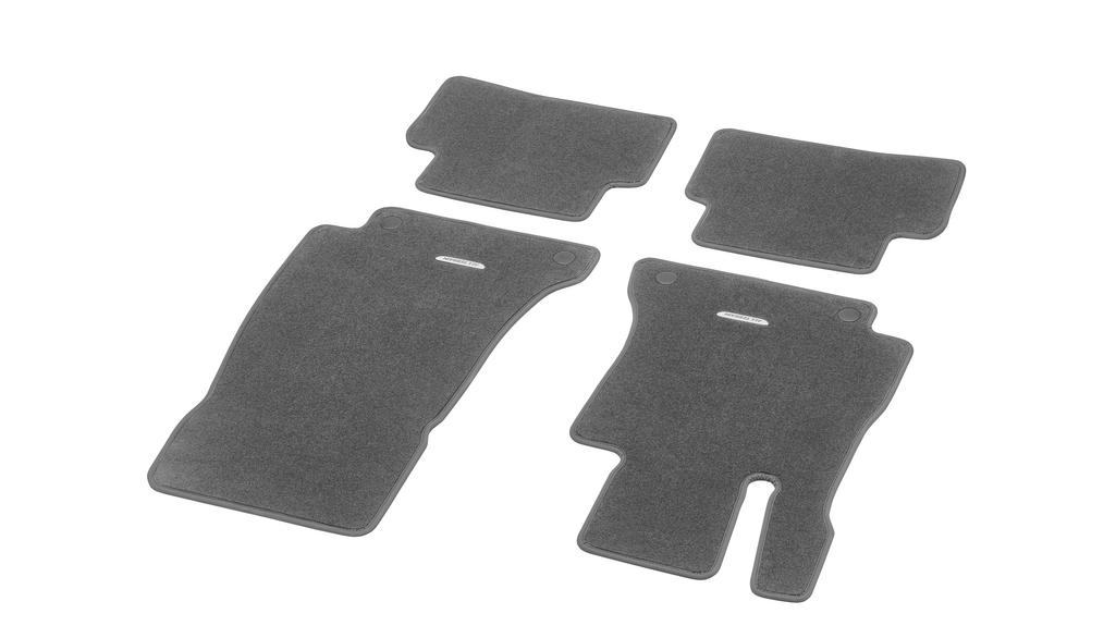 CLASSIC velour mats, set, 4-piece, All Terrain, E-Class, magma gray, A21368053057Q17