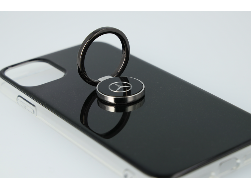 Hülle für iPhone® 11 mit Ring, transparent / schwarz, B66959097