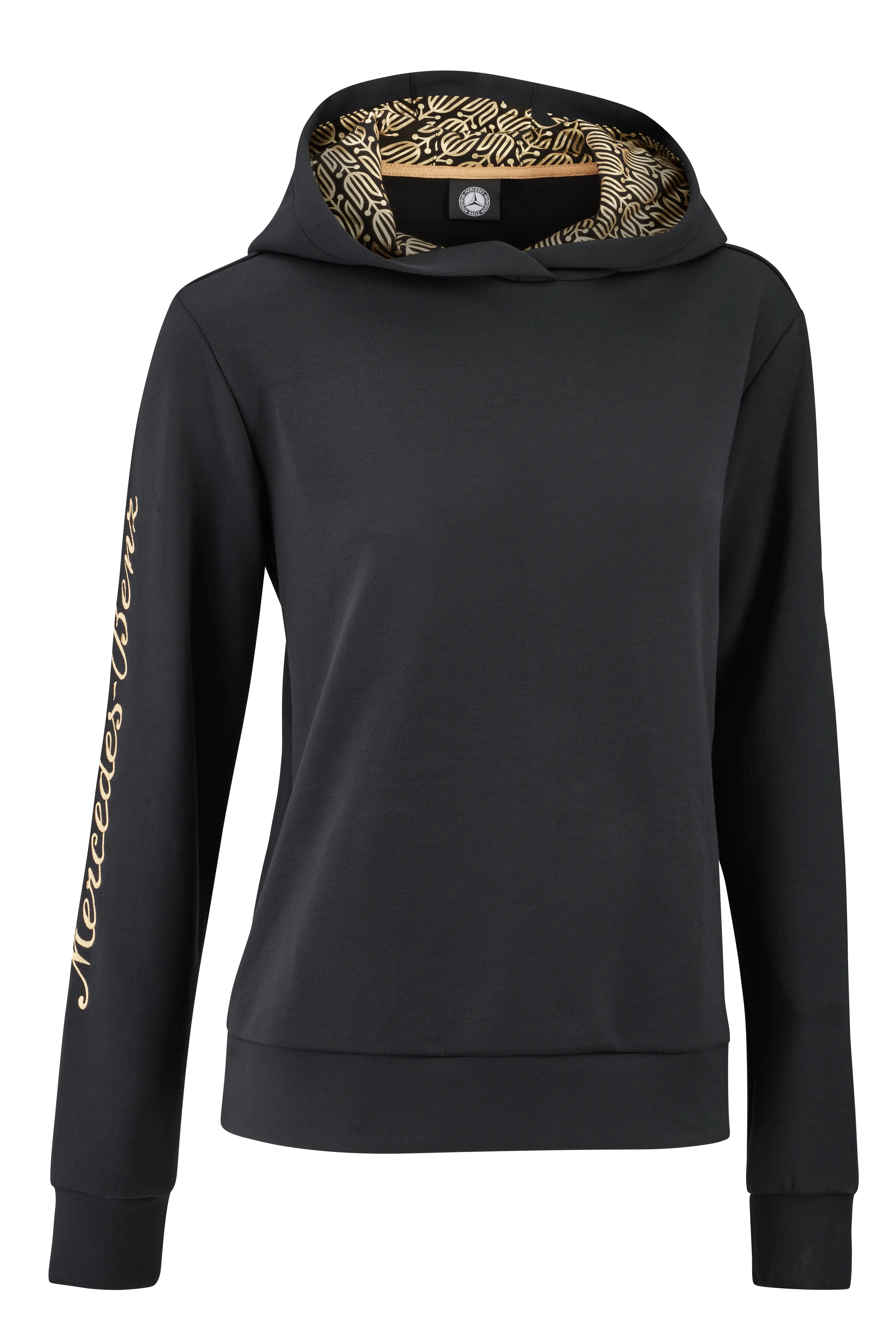 Sweathoody donna, nero, color oro / nero, B66041769 Sweathoody donna, nero, color oro / nero, B66041769