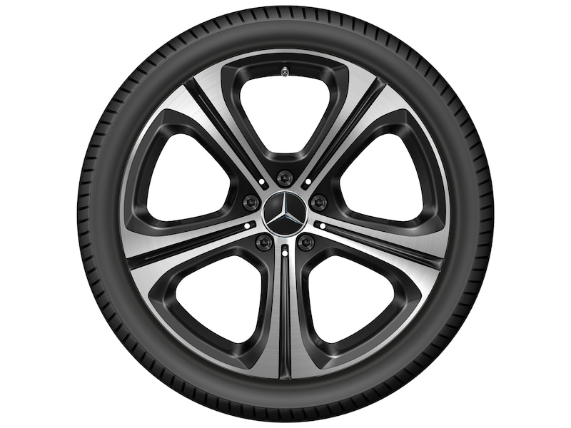 Mercedes-Benz Original Sommer-Komplettrad 5-Doppelspeichen schwarz glanzgedreht , Goodyear, Eagle F1 Asymmetric 5 MO, 255/35 R19 96 Y XL, Sommer, Q440241410400 Mercedes-Benz Original Sommer-Komplettrad 5-Doppelspeichen schwarz glanzgedreht , Goodyear, Eagle F1 Asymmetric 5 MO, 255/35 R19 96 Y XL, Sommer, Q440241410400