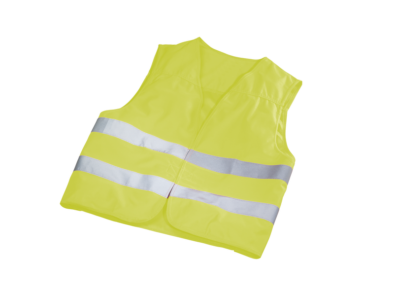 Safety vest, compact, ECE, (e.g. S-Class/ smart/ GLC), yellow, A0005833500